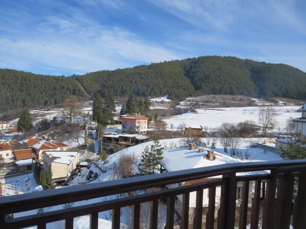 Panoramic 301 - Amazing winter landscape and village view from the master bedroom balcony
